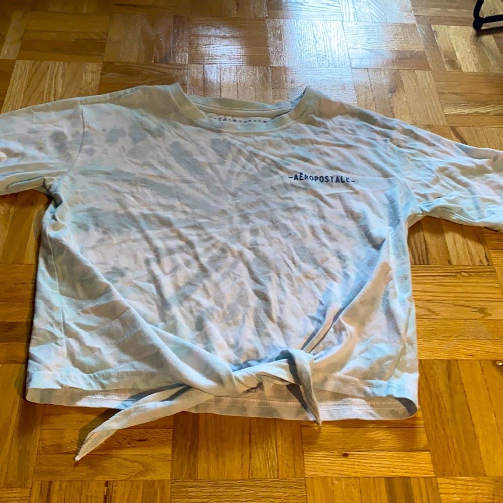 Tie dye knotted T-shirt from Aéropostale.